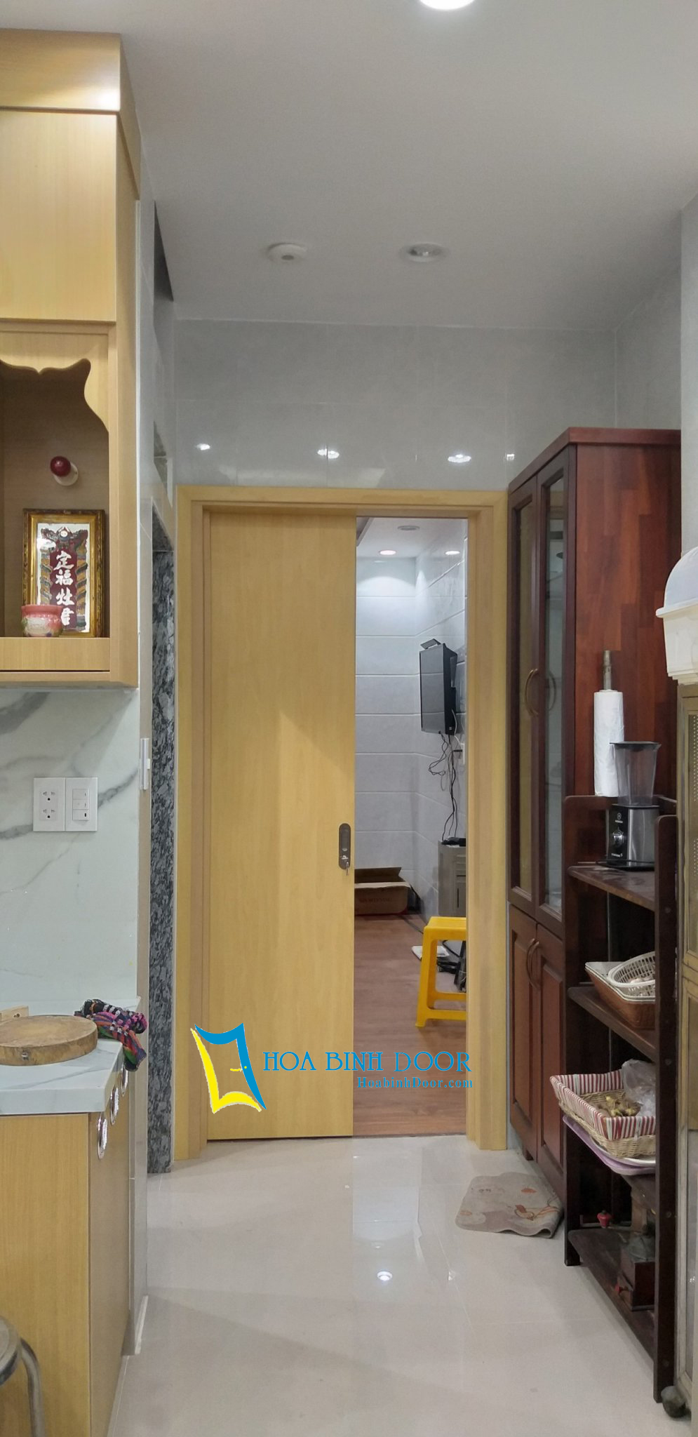 cửa lùa gỗ mdf