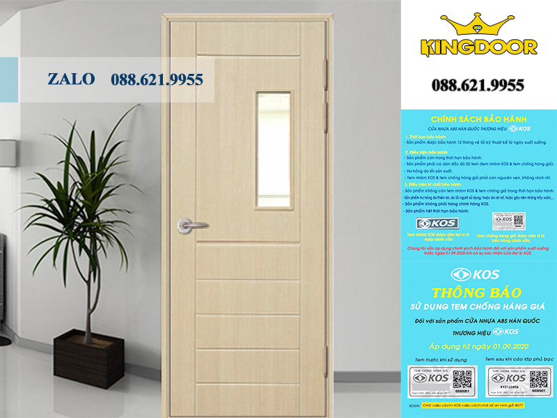 báo giá cửa nhựa abs hàn quốc