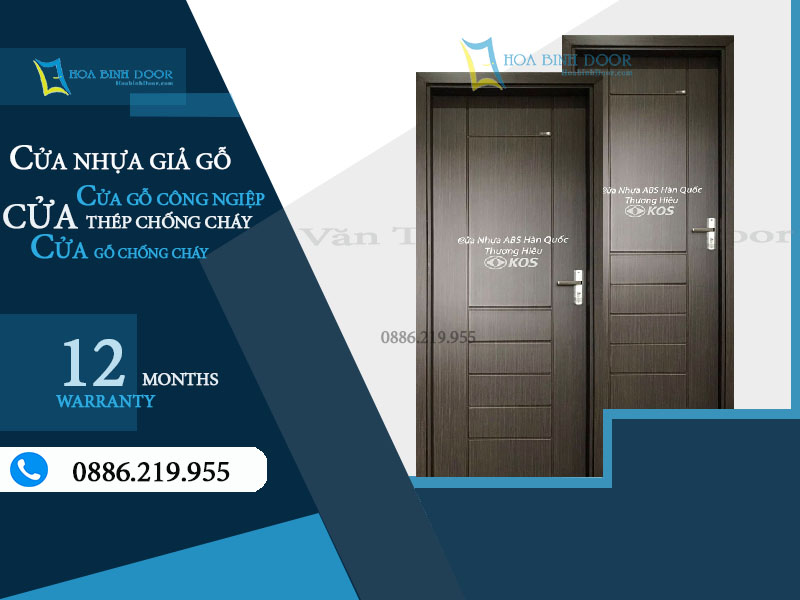 cửa nhựa giả gỗ abs hàn quốc