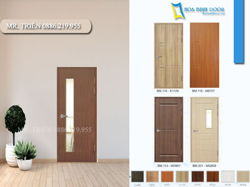 mẫu cửa nhựa abs hàn quốc năm 2022