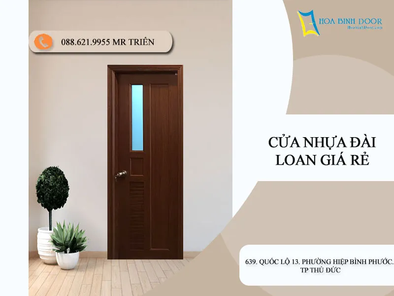 mẫu cửa NHỰA đài loan