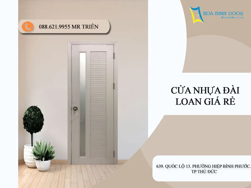 MẪU CỬA NHỰA ĐÀI LOAN