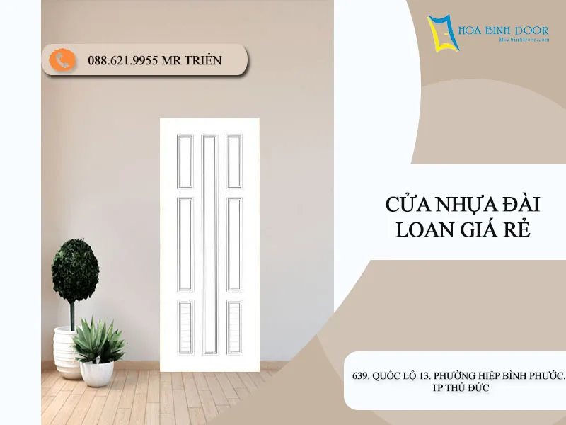 MẪU CỬA NHỰA ĐÀI LOAN